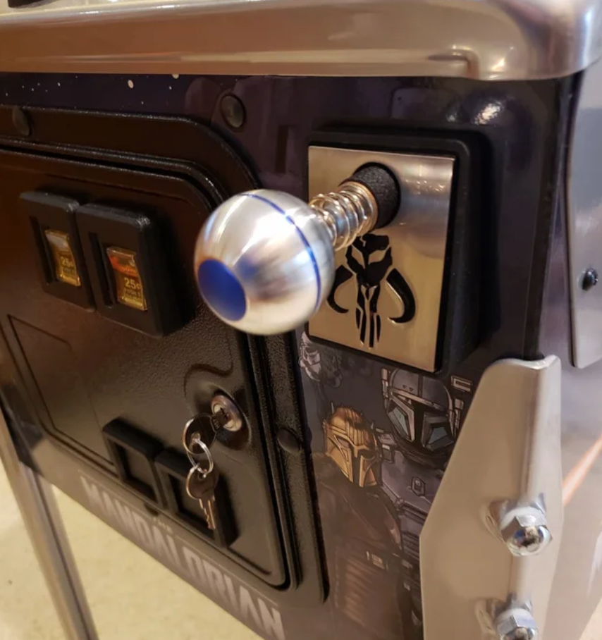 Mandalorian Pinball Shooter Rod & Plate