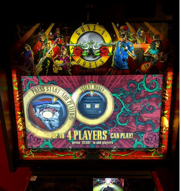 Guns N' Roses Pinball Full Translite Kit