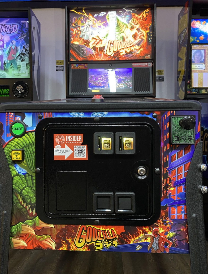 Godzilla Pinball Reptile Scales Shooter Rod Plate Cover