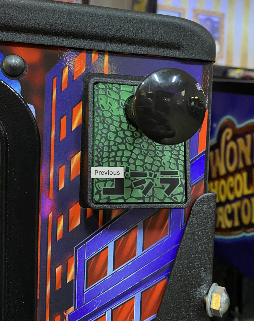 Godzilla Pinball Reptile Scales Shooter Rod Plate Cover