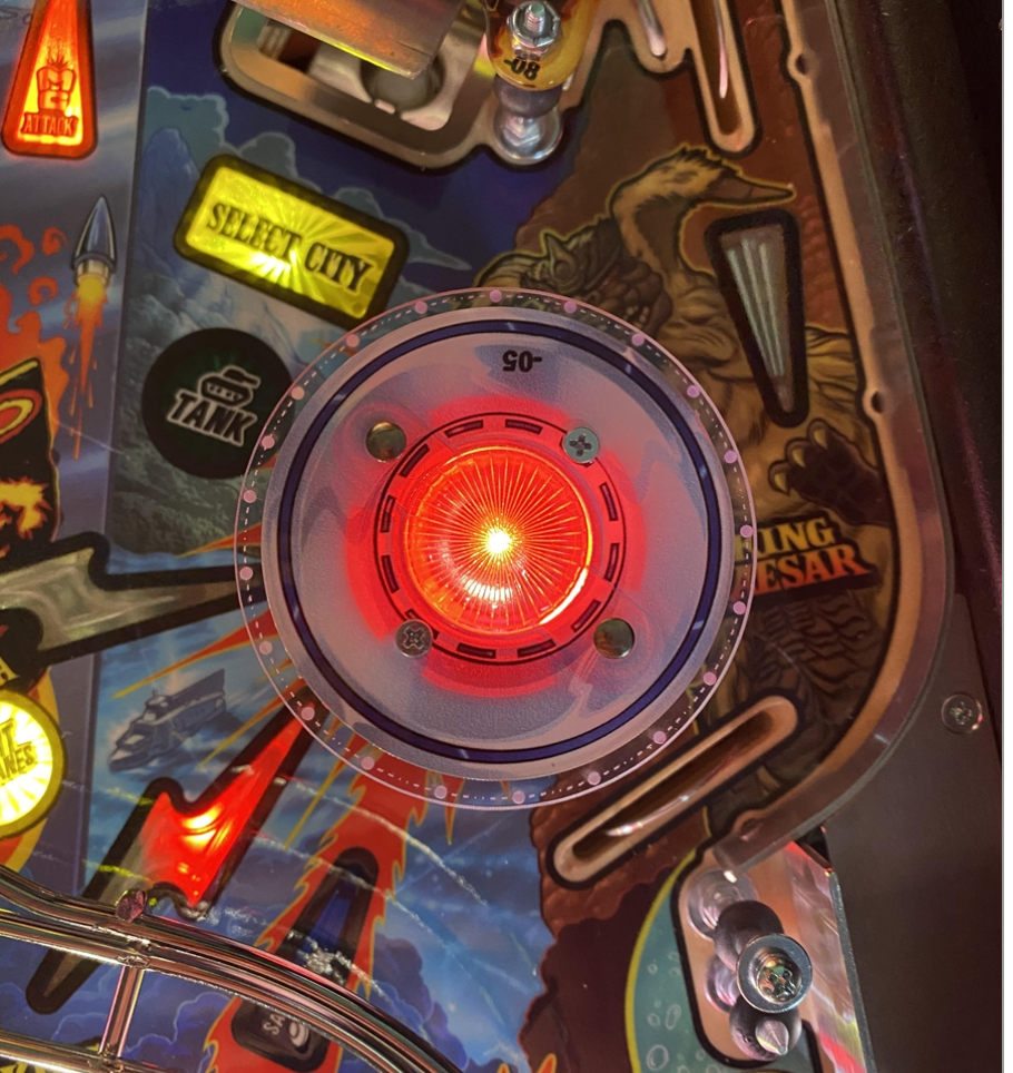 Godzilla Pinball UFO Acrylic Enhancer