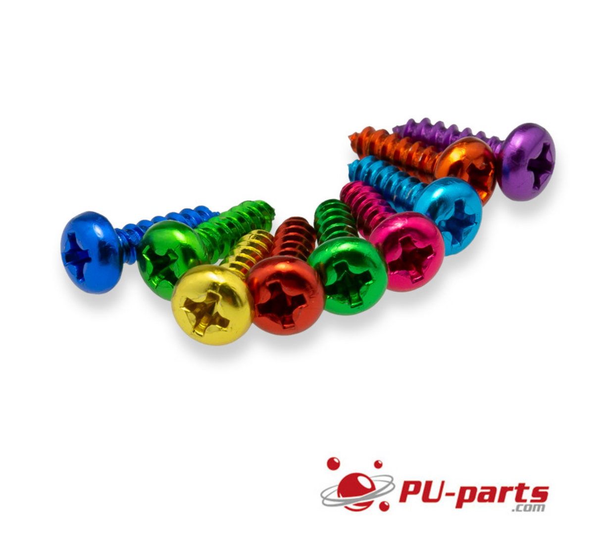 #6-32 x 1/2" Colored Anodized Pan Head Machine Screw