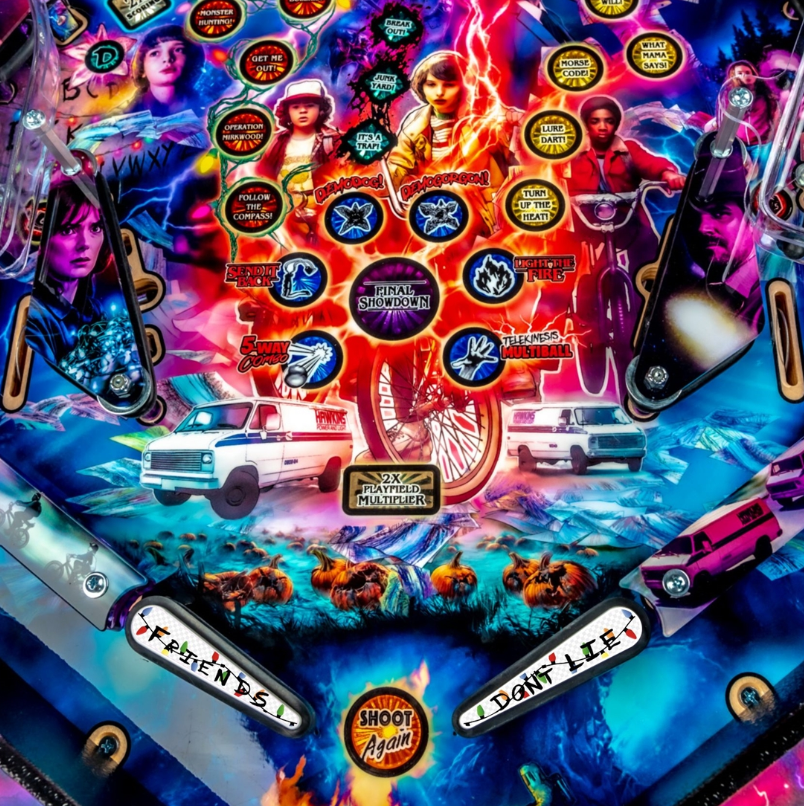 Friends Don't Lie Pinball Flipper Bat Toppers