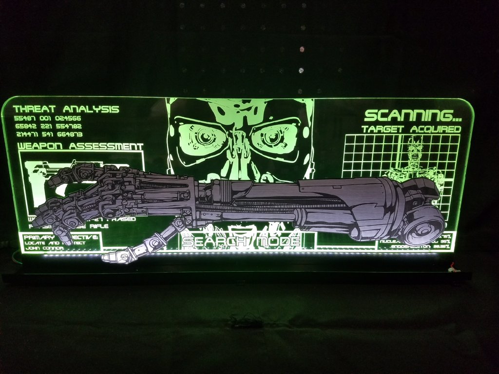 Terminator 2 Pinball Topper