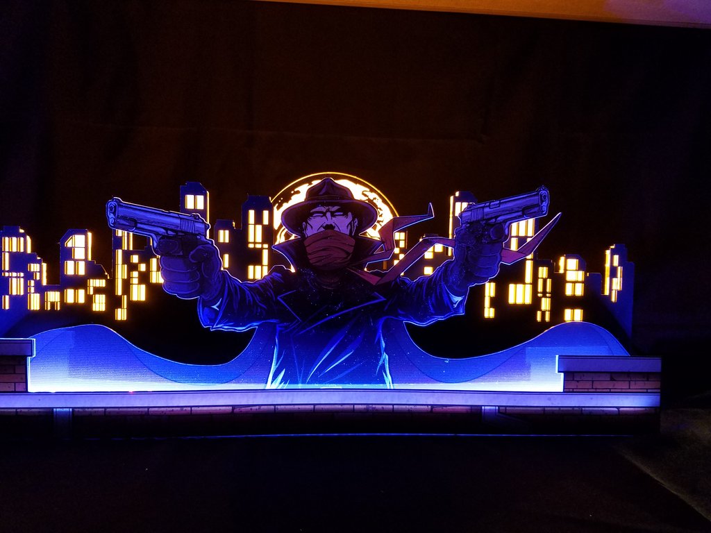 The Shadow Pinball Topper