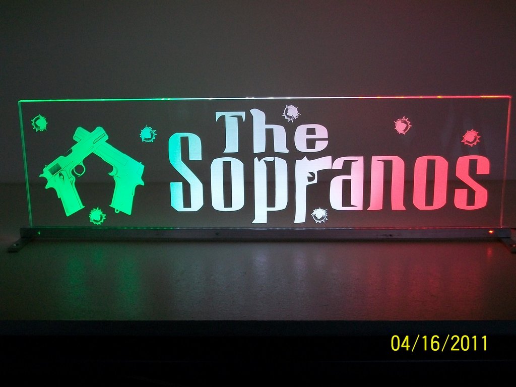 The Sopranos Pinball Topper