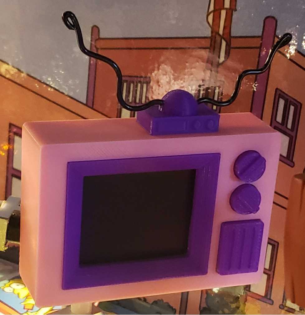 Simpsons Pinball Party TV Video Display Mod