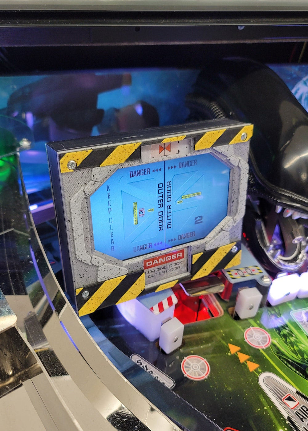 Alien Pinball Airlock LCD Cover