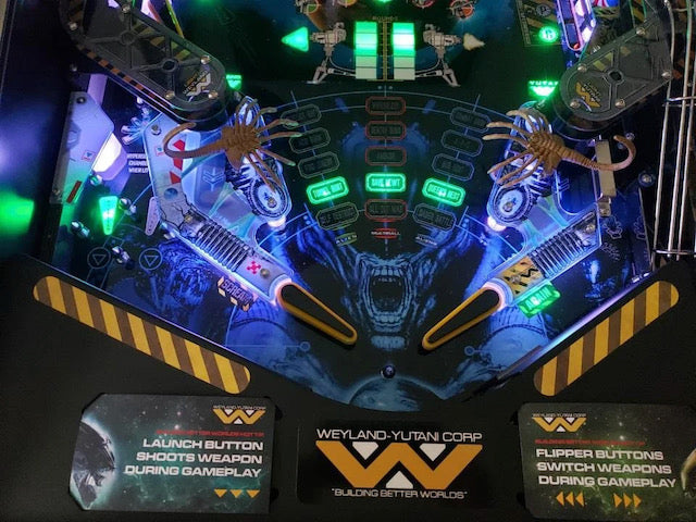 Alien Pinball Plastic Protectors