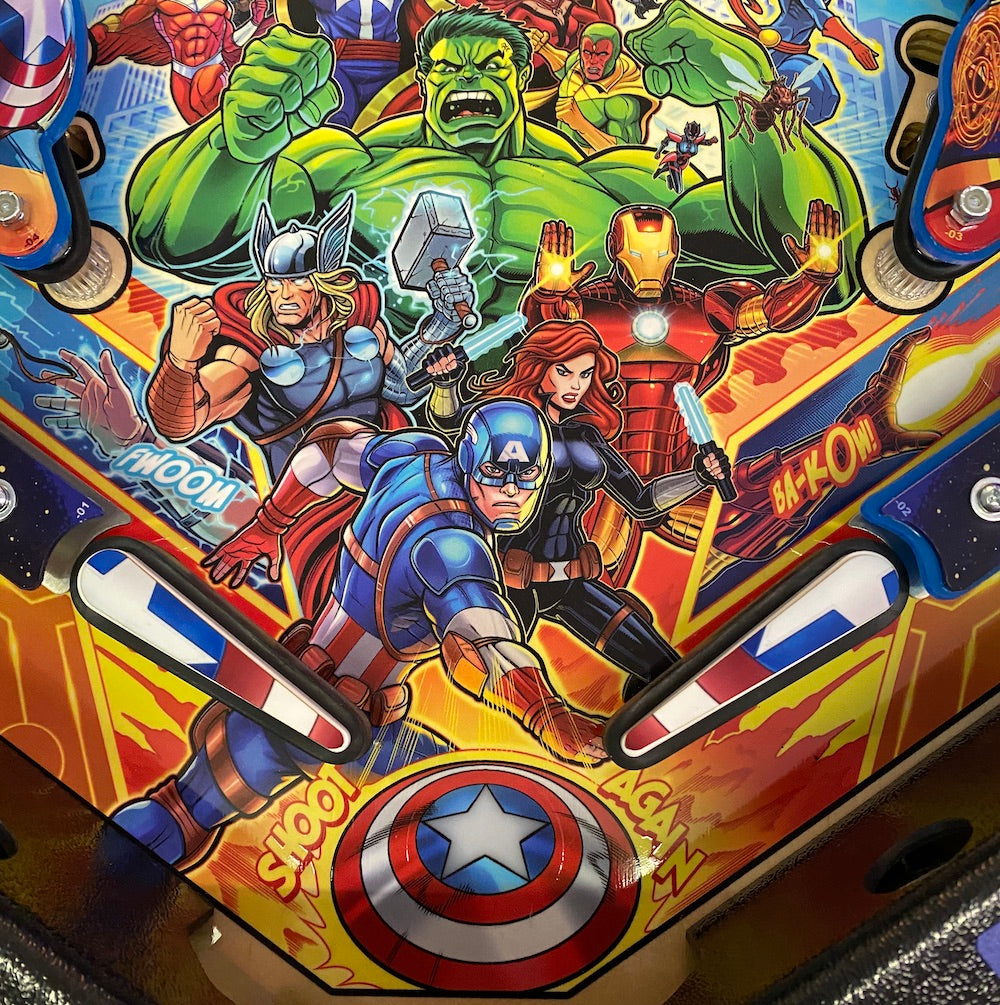 Avengers Infinity Quest Stars and Stripes Flipper Bat Toppers