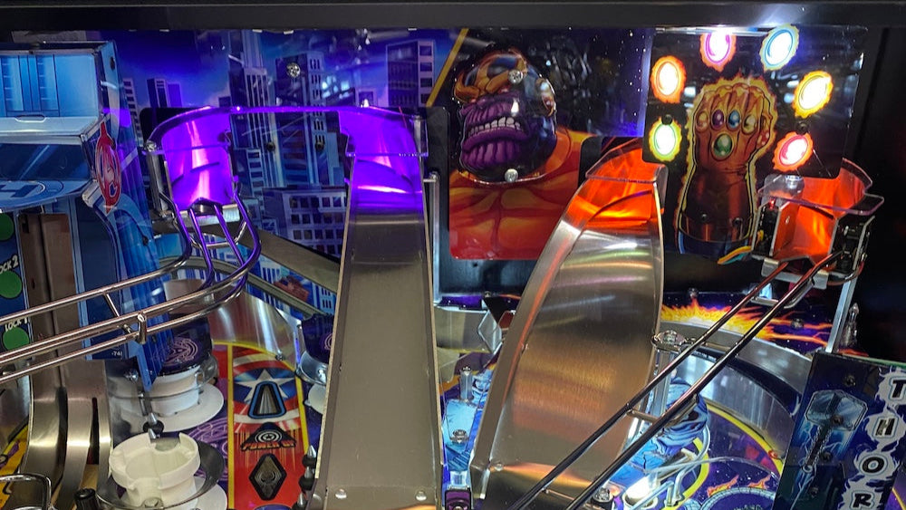 Avengers Infinity Quest Pinball Ramp Illumination