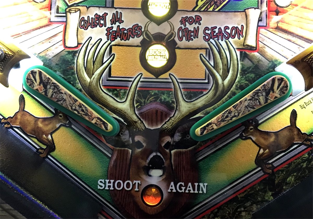 Big Buck Hunter Flipper Bat Toppers