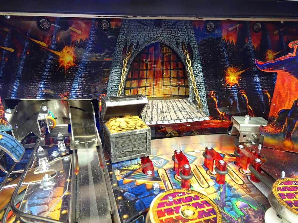 Black Knight Pro Pinball Chest Diverter Cover