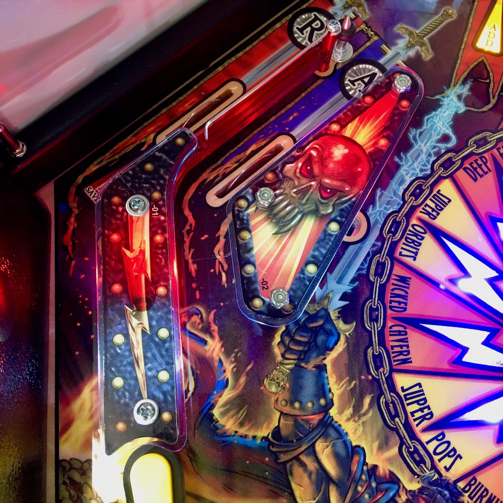 Black Knight Pinball Plastic Protectors