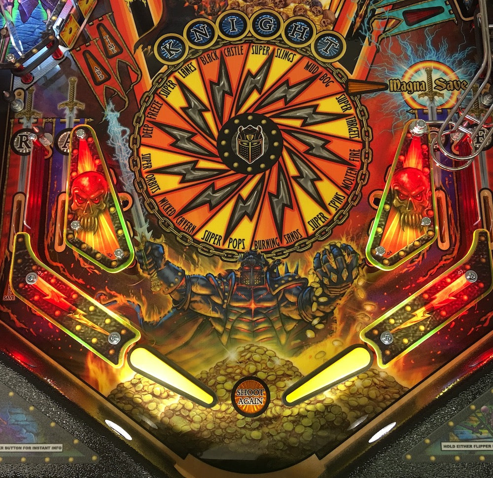 Black Knight Pinball Plastic Protectors