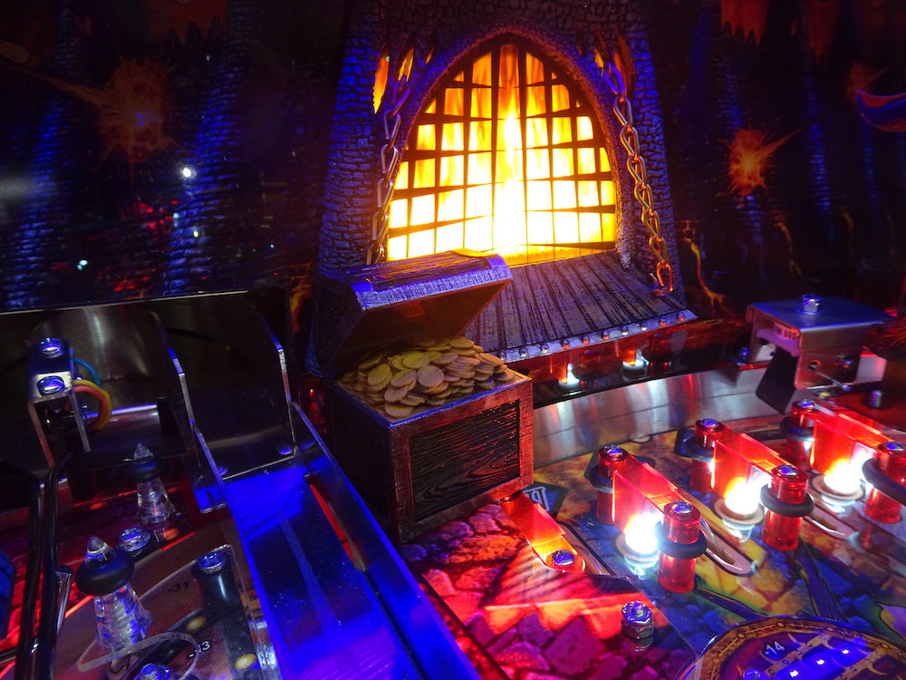 Black Knight Pro Pinball Chest Diverter Cover