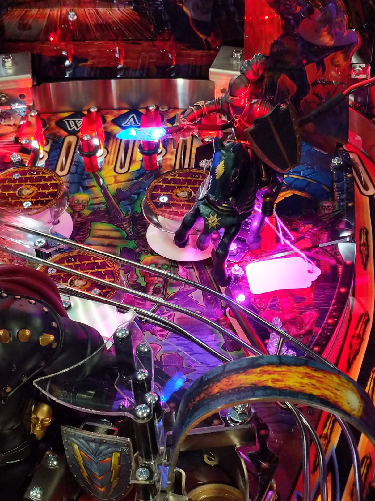 Black Knight Pinball Illuminated Knight