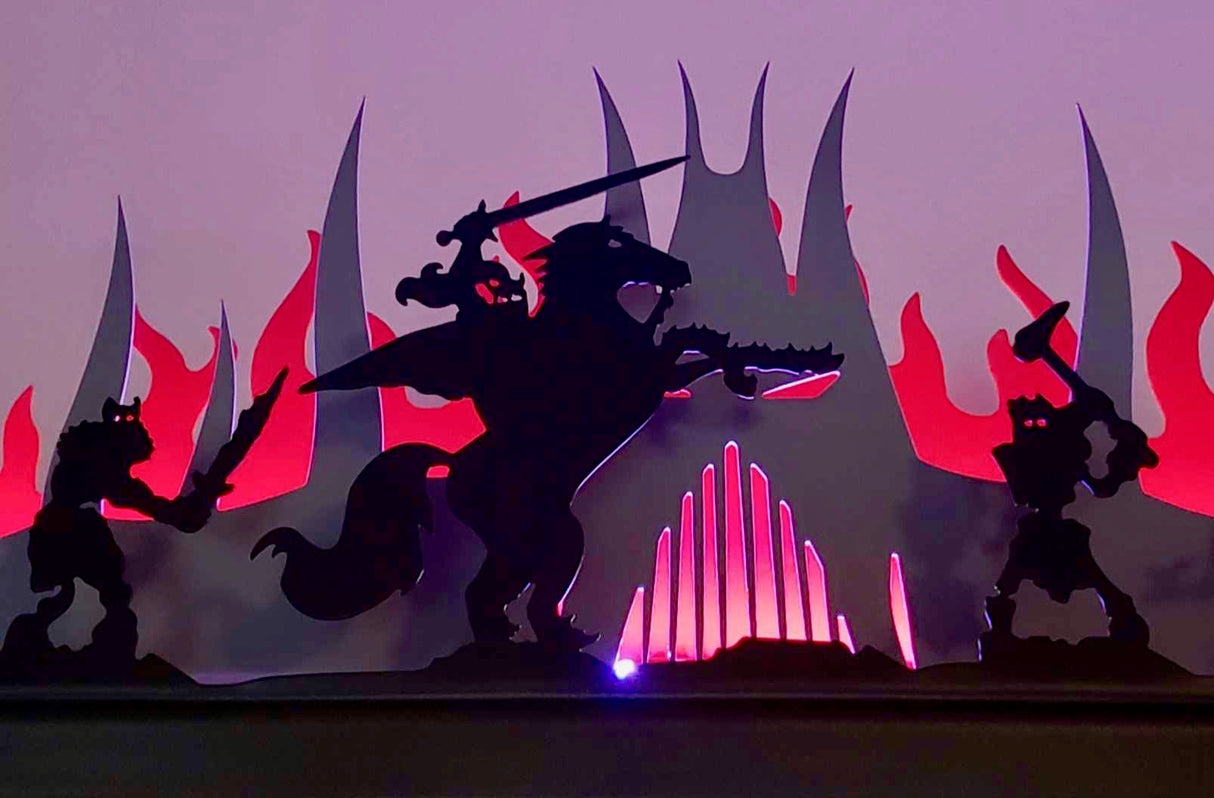 Black Knight Pinball Silhouette Topper