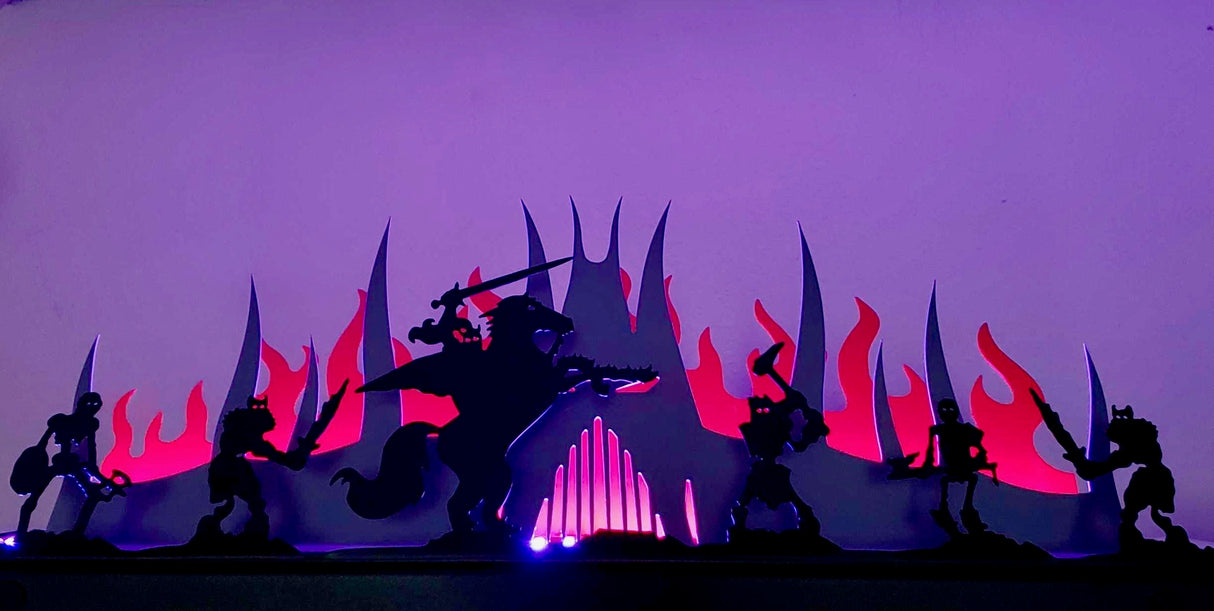 Black Knight Pinball Silhouette Topper