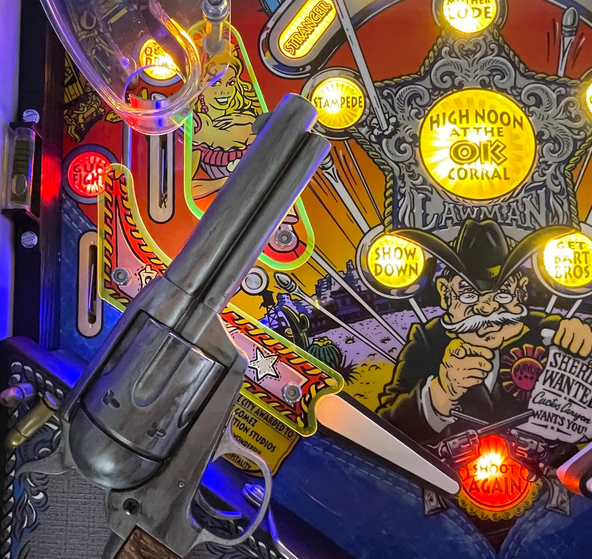 Cactus Canyon Pinball Plastic Protector Set