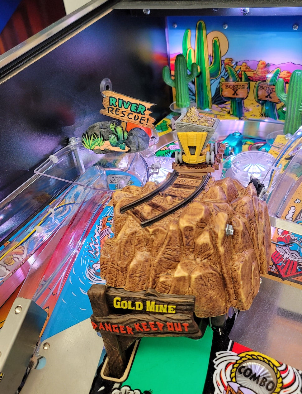 Cactus Canyon River Rescue Sign