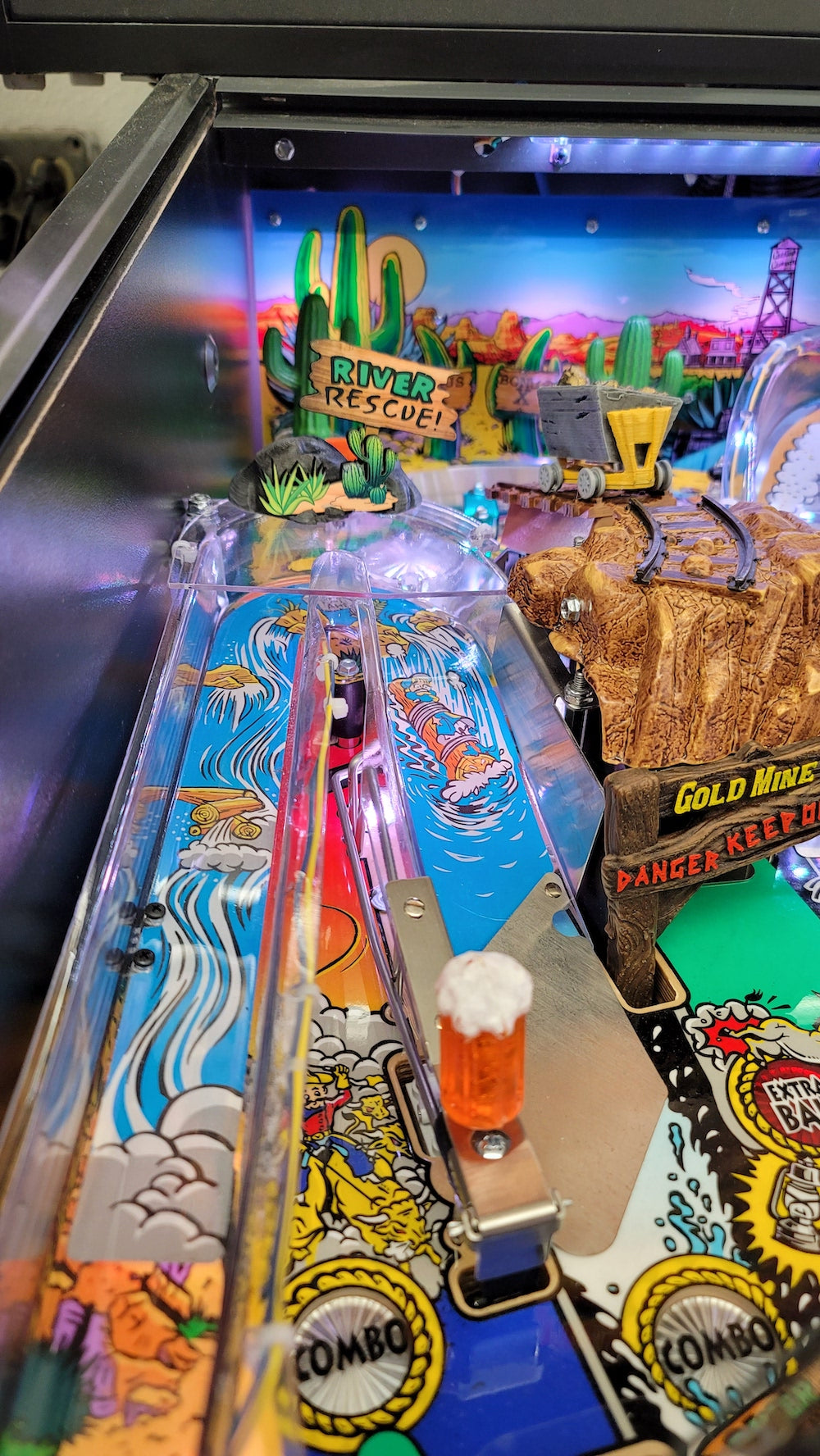 Cactus Canyon River Rescue Sign