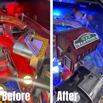 Cactus Canyon Pinball Train Station