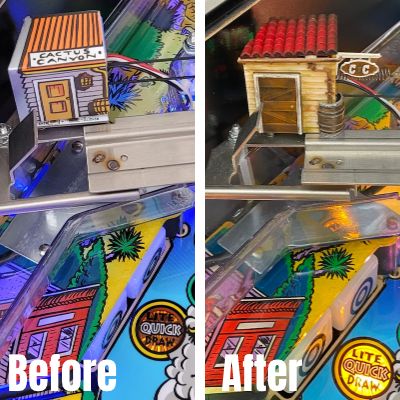 Cactus Canyon Pinball Train Stop