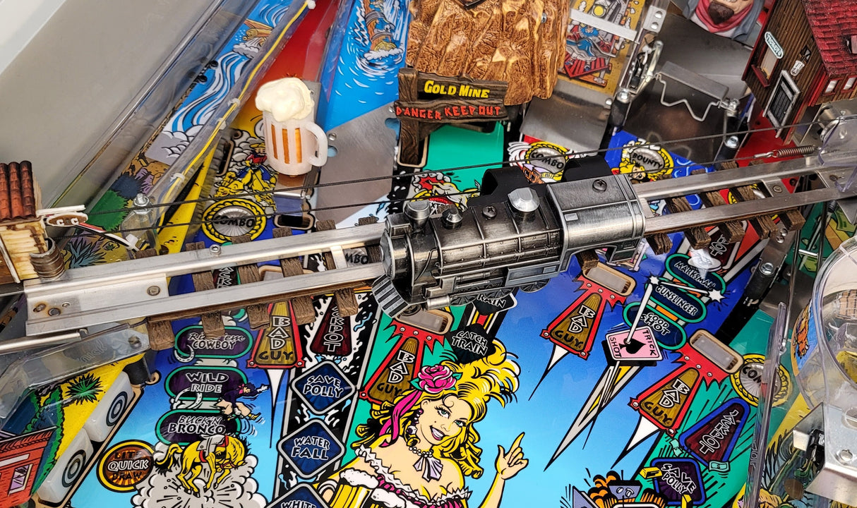 Cactus Canyon Pinball Train Tracks