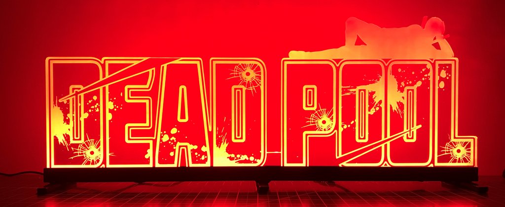 Deadpool Pinball Acrylic Topper