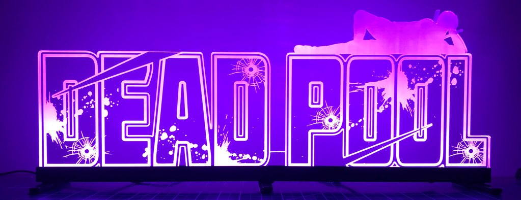 Deadpool Pinball Acrylic Topper