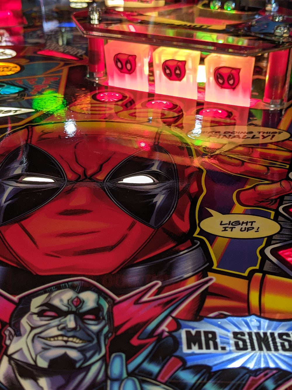 Deadpool Pinball Drop Target Illumination Kit