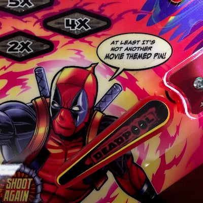 Deadpool Pinball Flipper Bat Toppers
