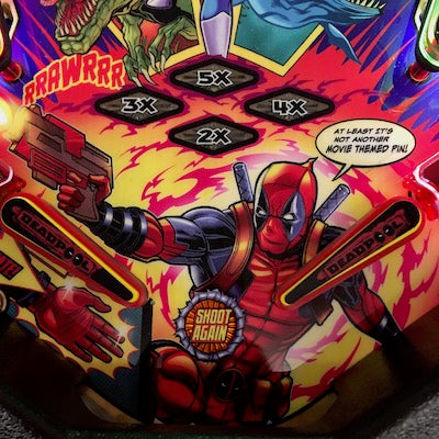 Deadpool Pinball Flipper Bat Toppers
