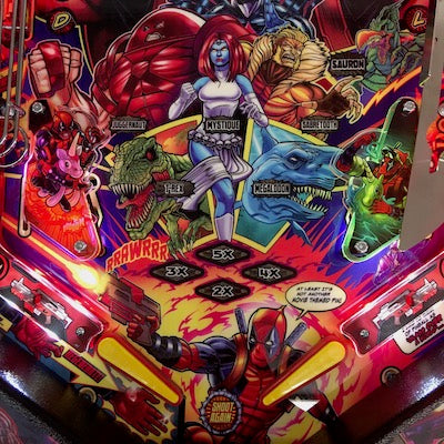 Deadpool Pinball Plastic Protector Set