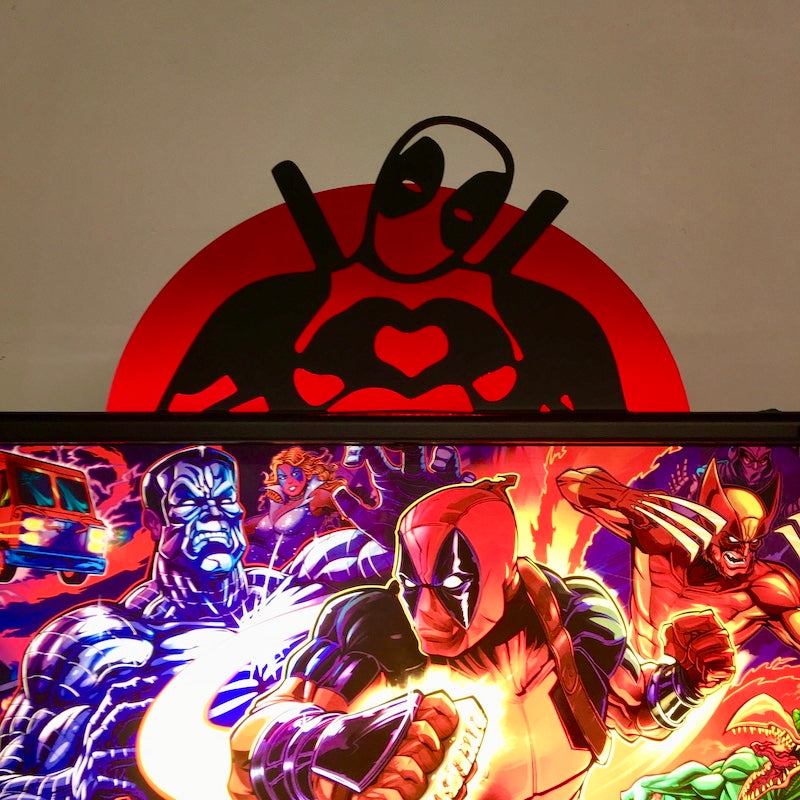 Deadpool Pinball Silhouette Topper