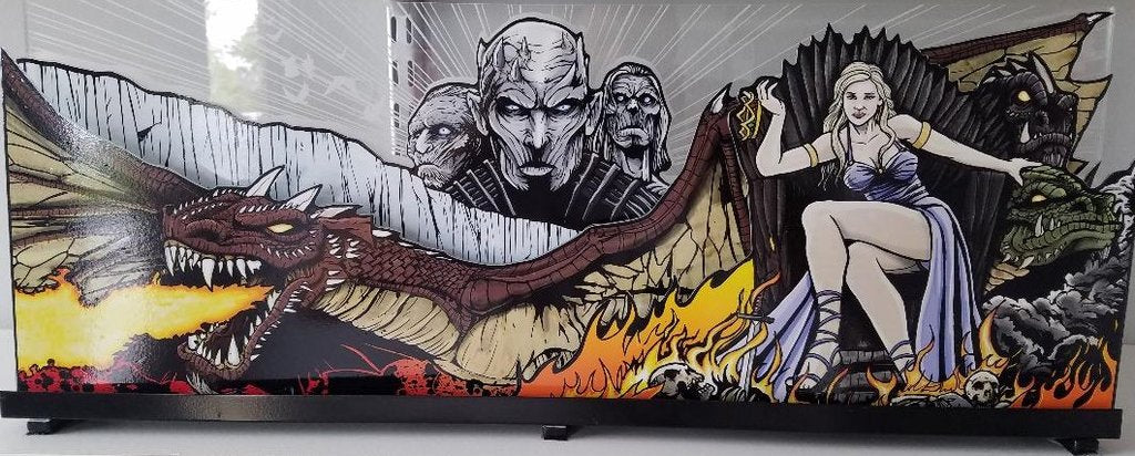 Game of Thrones Pinball Acrylic Topper