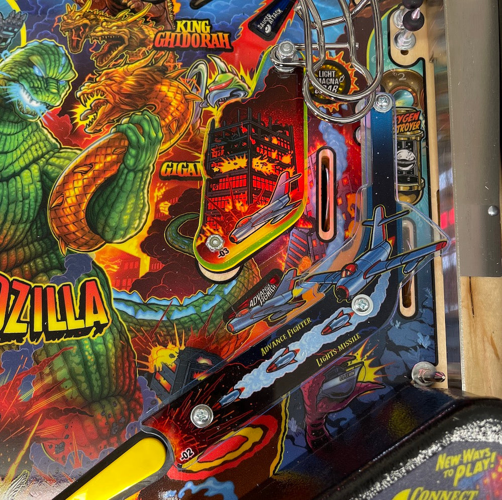 Godzilla Pinball Plastic Protector Set
