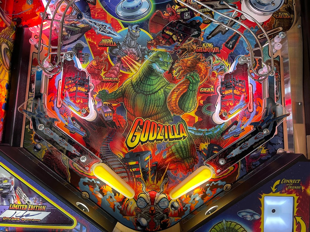 Godzilla Pinball Plastic Protector Set