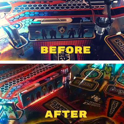 Guardians of the Galaxy Pinball Target Illumination