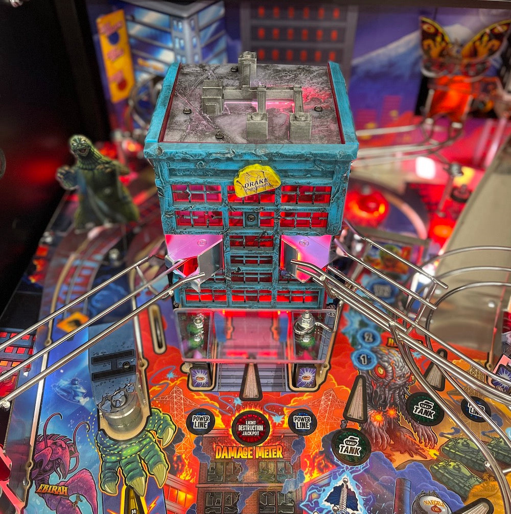 Godzilla Pinball Drake Building Upgrade- Pro