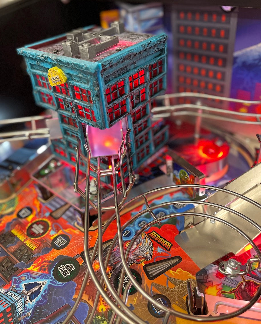 Godzilla Pinball Drake Building Upgrade- Pro