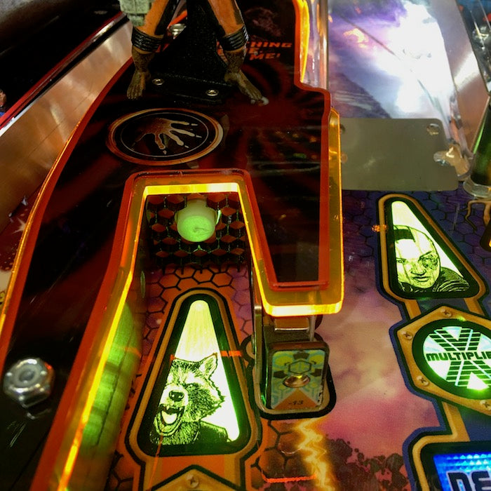 Guardians of the Galaxy Pinball Rocket Kickback Cover