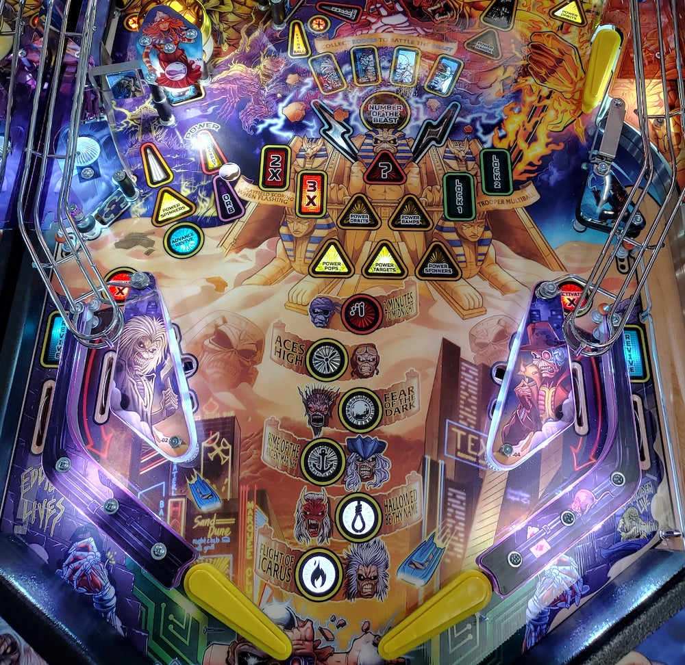 Iron Maiden Pinball Plastic Protectors