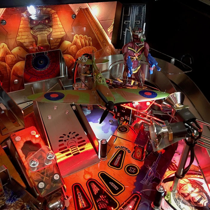 Iron Maiden Pinball Illuminated War Plane