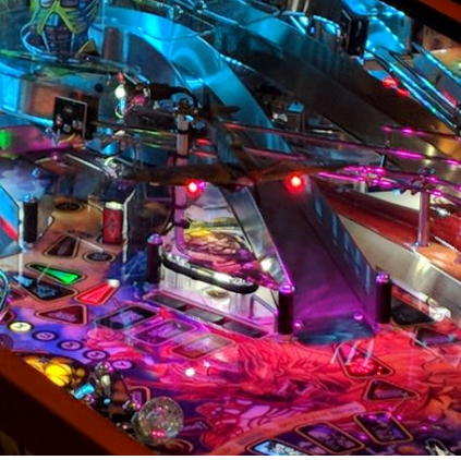 Iron Maiden Pinball Illuminated War Plane