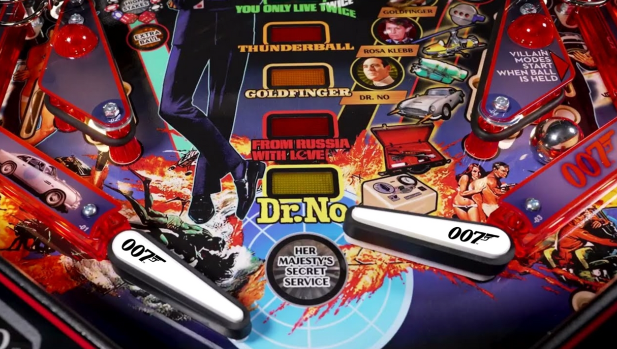 James Bond 007 Pinball Flipper Toppers
