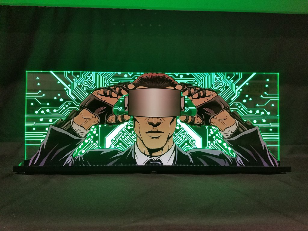 Johnny Mnemonic Pinball Topper