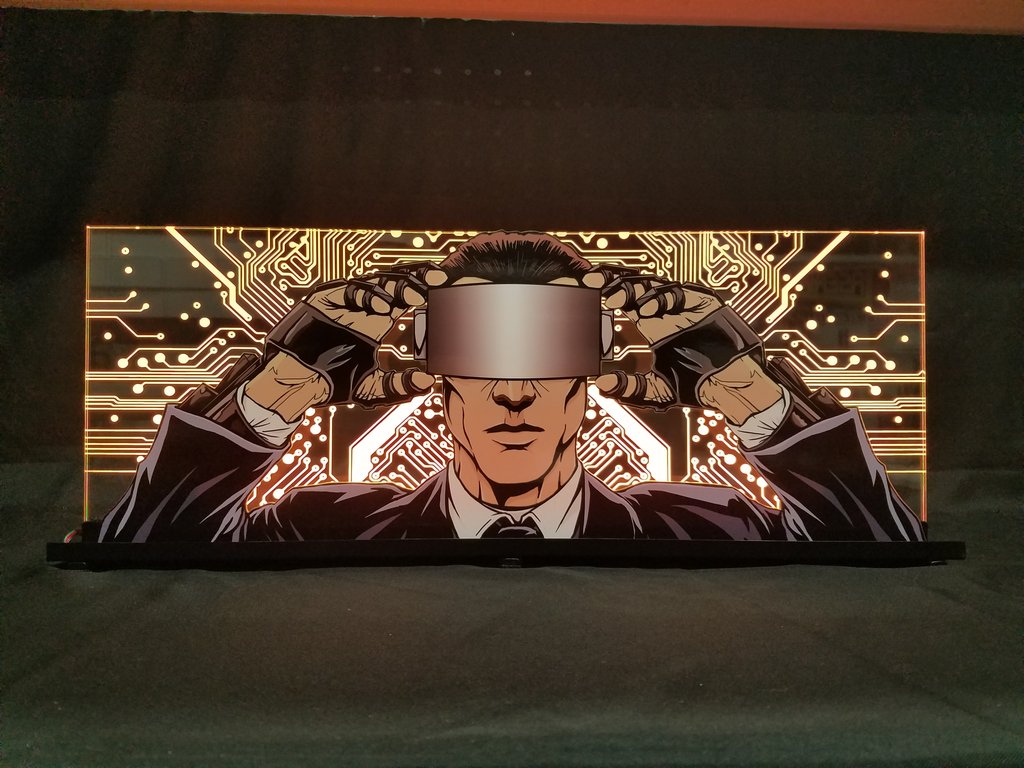 Johnny Mnemonic Pinball Topper