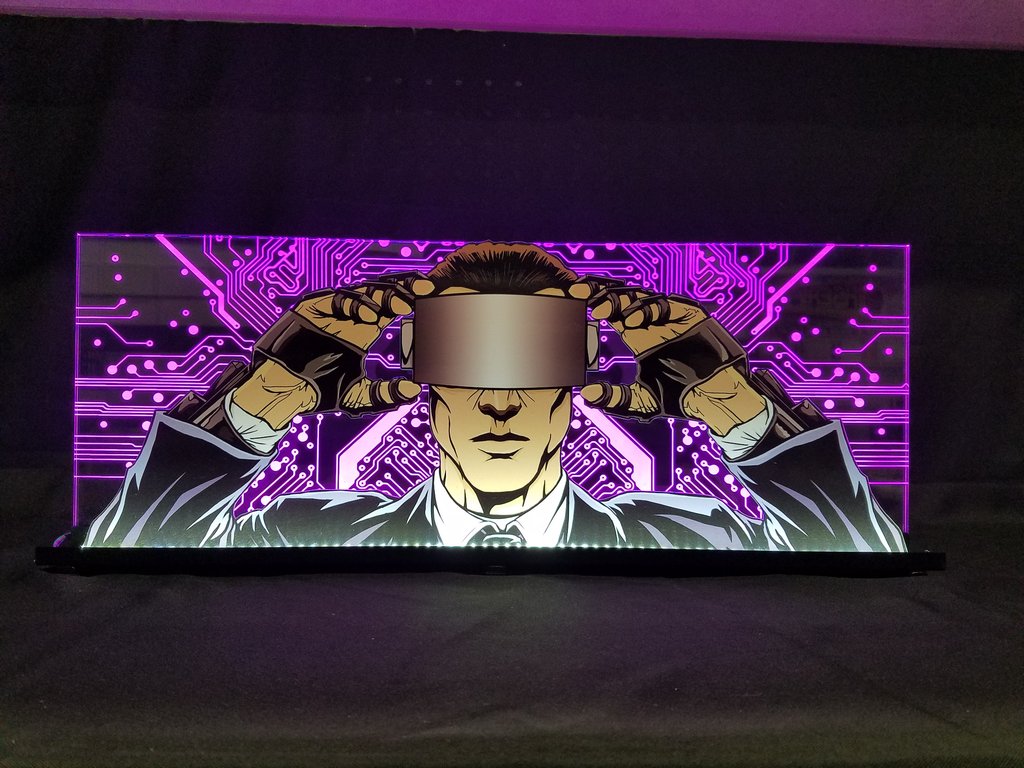 Johnny Mnemonic Pinball Topper